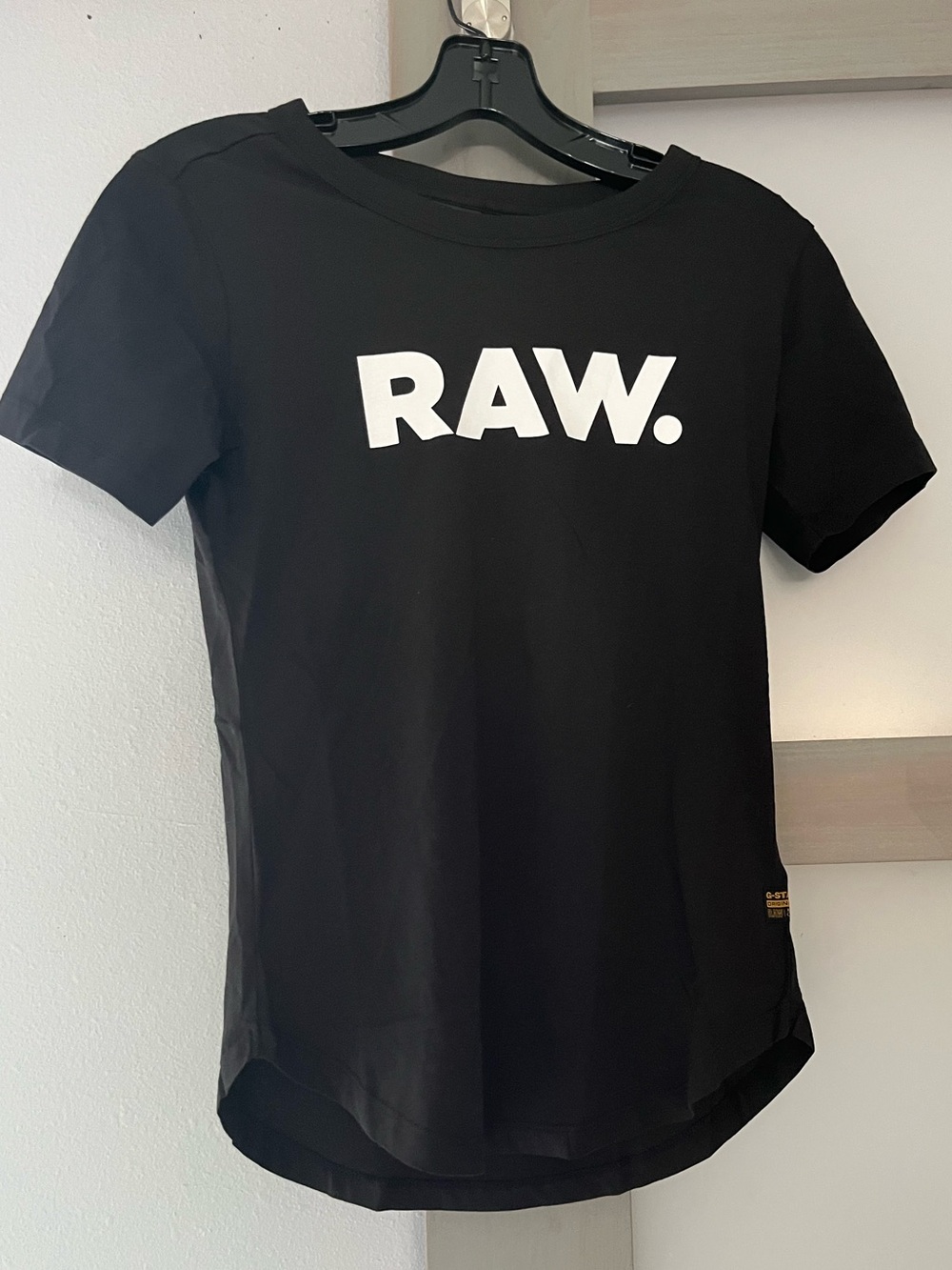 G-Star Raw Logo T-Shirt Black XS NWT!